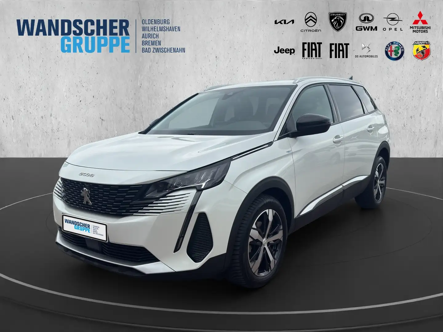 Peugeot 5008 Allure Pack 1.2 PureTech 130 +Navi+Kam.+SHZ Weiß - 1