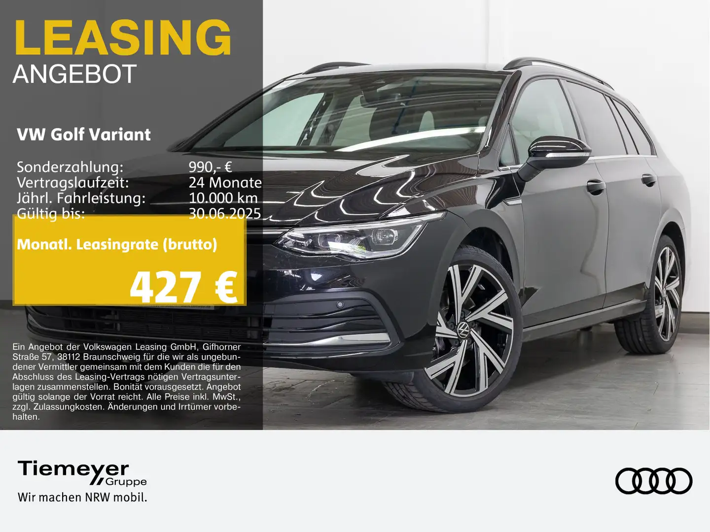 Volkswagen Golf Variant 2.0 TDI DSG STYLE LM18 NAVI ASSIST Noir - 1