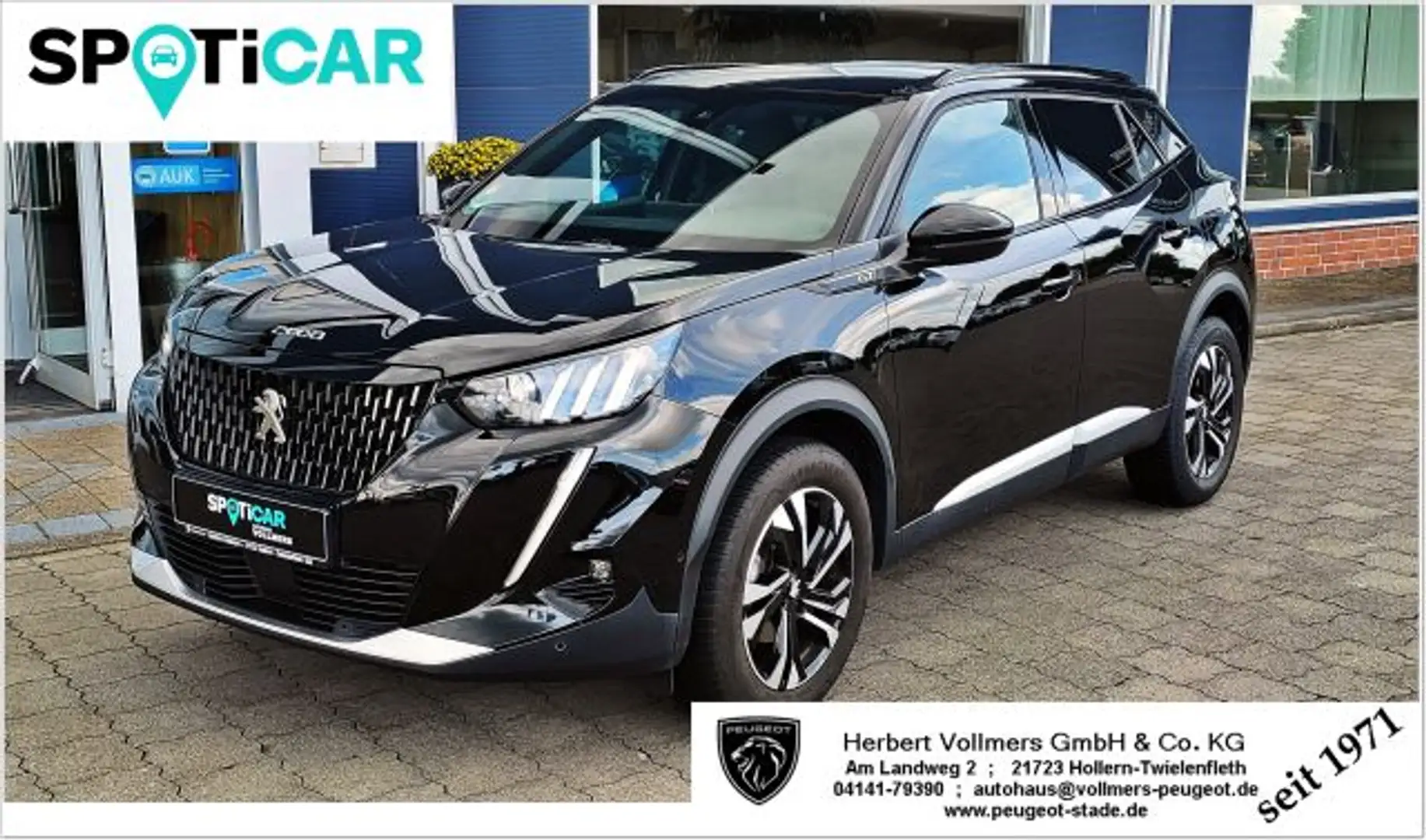 Peugeot 2008 PureTech 130 EAT8 GT Zwart - 1