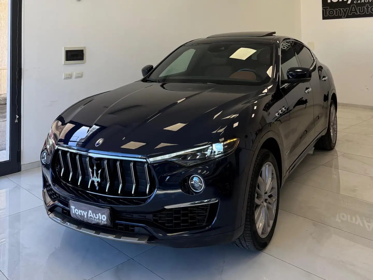 Maserati Levante V6 Granlusso 250 auto TETTO APRIBIL APPLE CARPLAY Blauw - 1