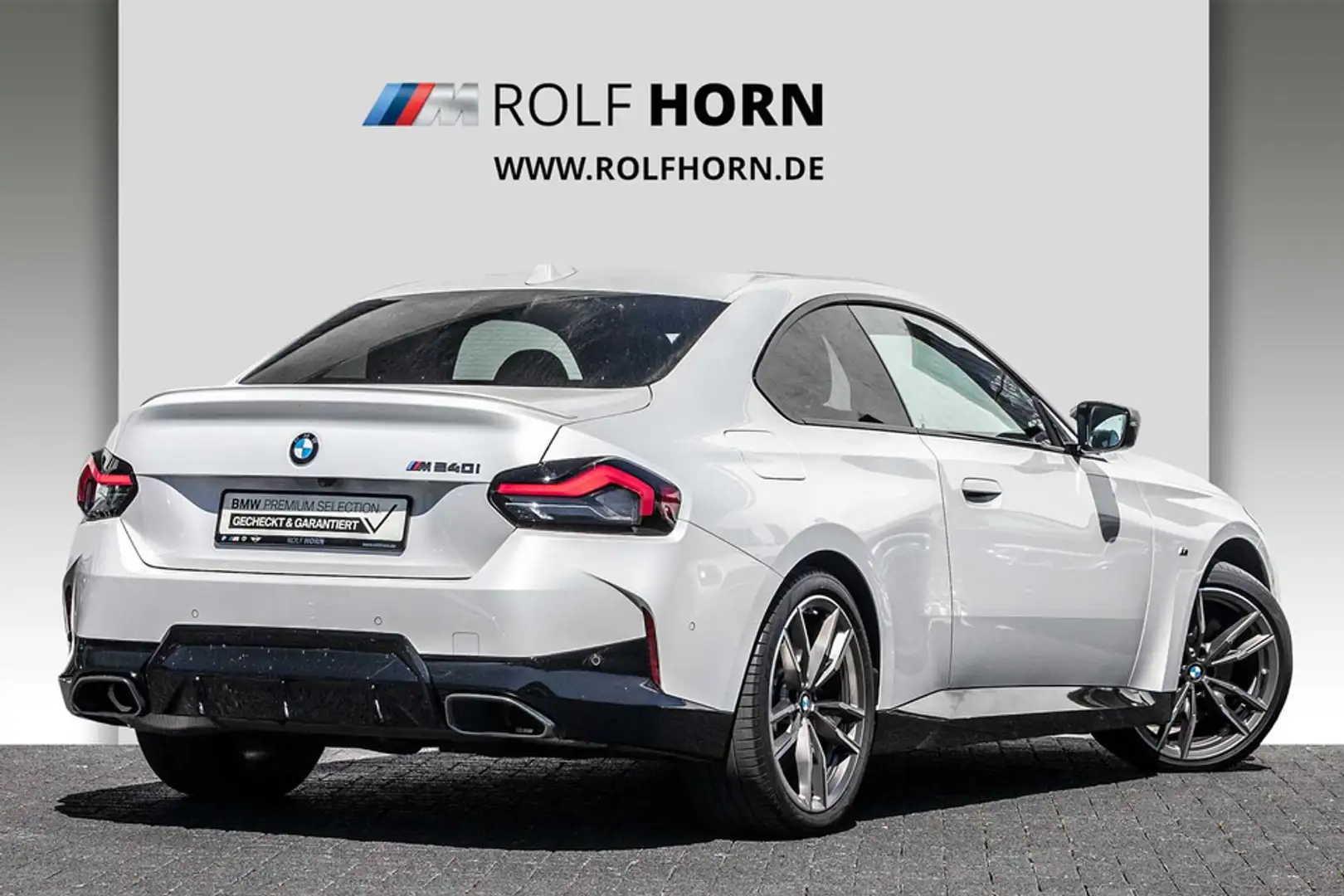 BMW 240 M240i Coupe Autom Navi AHK LED Klima SHZ LiveCOC Weiß - 2