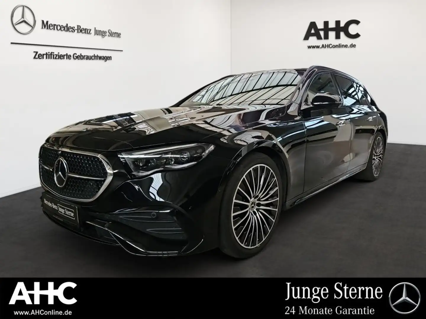 Mercedes-Benz E 220 d T AMG AHK Pano Superscreen Burm.4D 360° Schwarz - 1