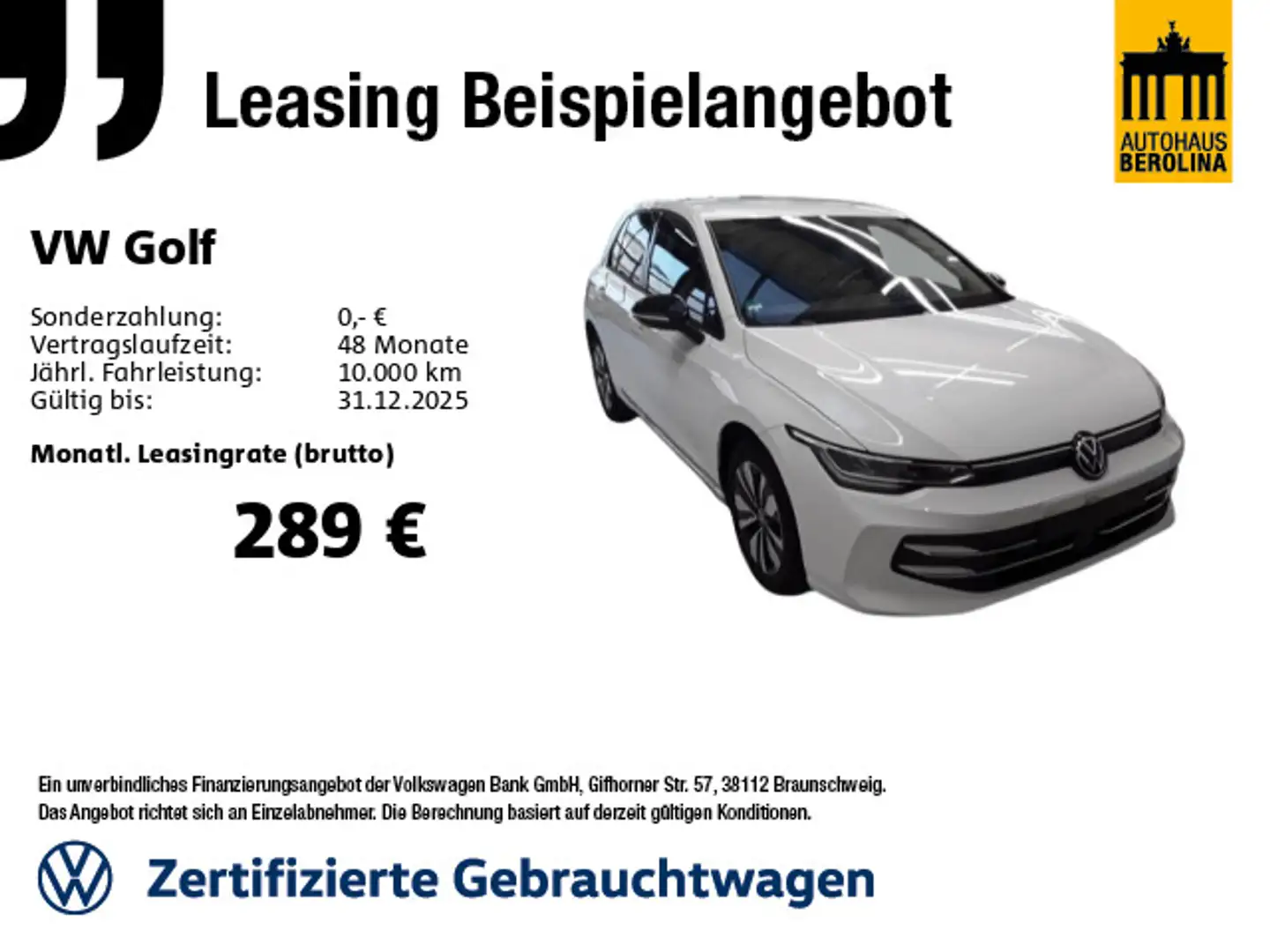 Volkswagen Golf VIII 1.5 eTSI Goal DSG *ACC*LED*PDC*SHZ* Weiß - 1