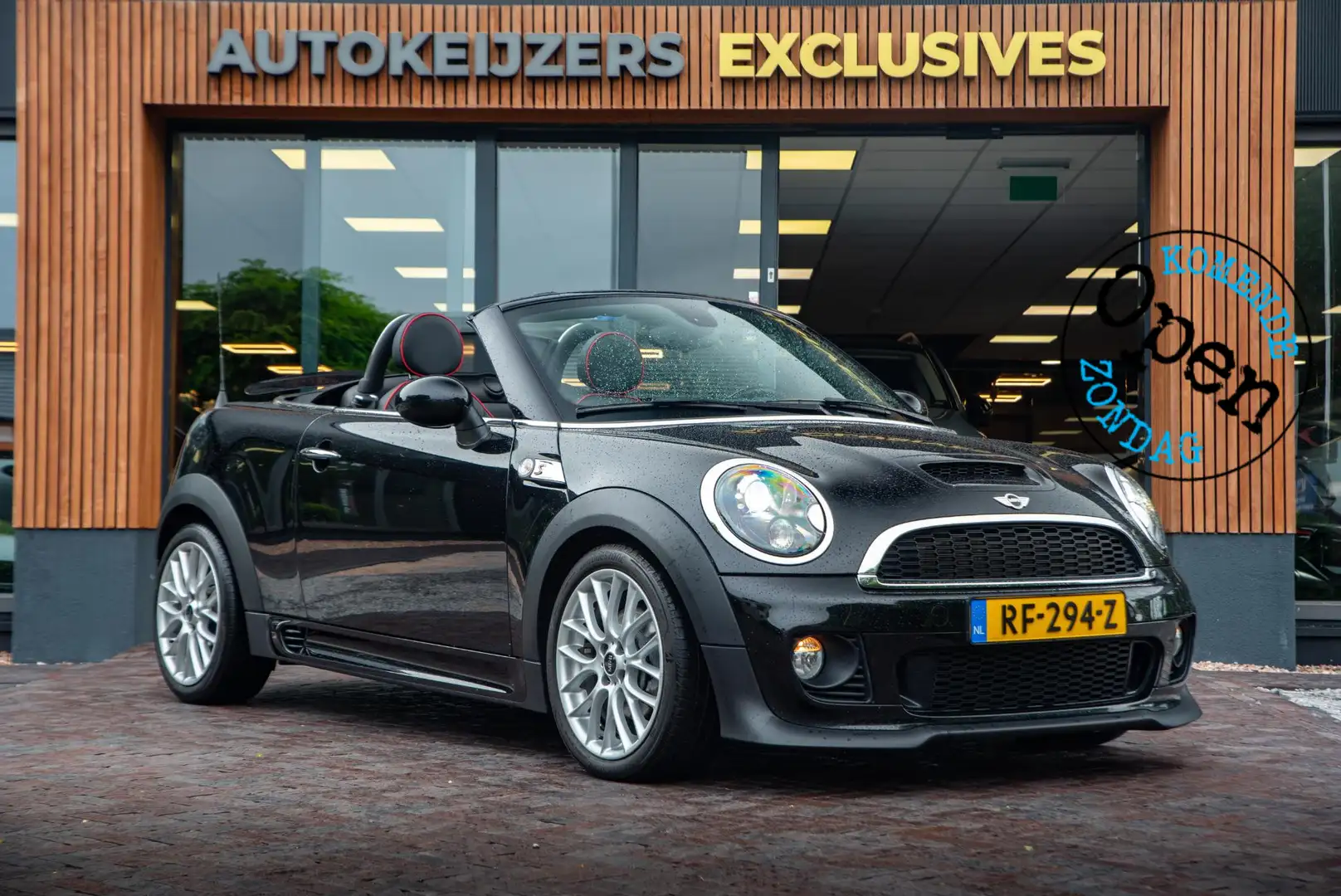MINI Cooper SD Roadster Mini 2.0 Chili Xenon Leer Stoelverw. Navigatie PDC Zwart - 1
