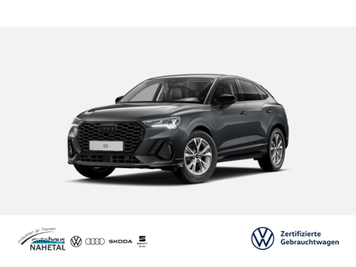 Audi Q3 SPORTBACK 35TFSI S-LINE BUSINESS *AKTION* AHK LED Grau - 1