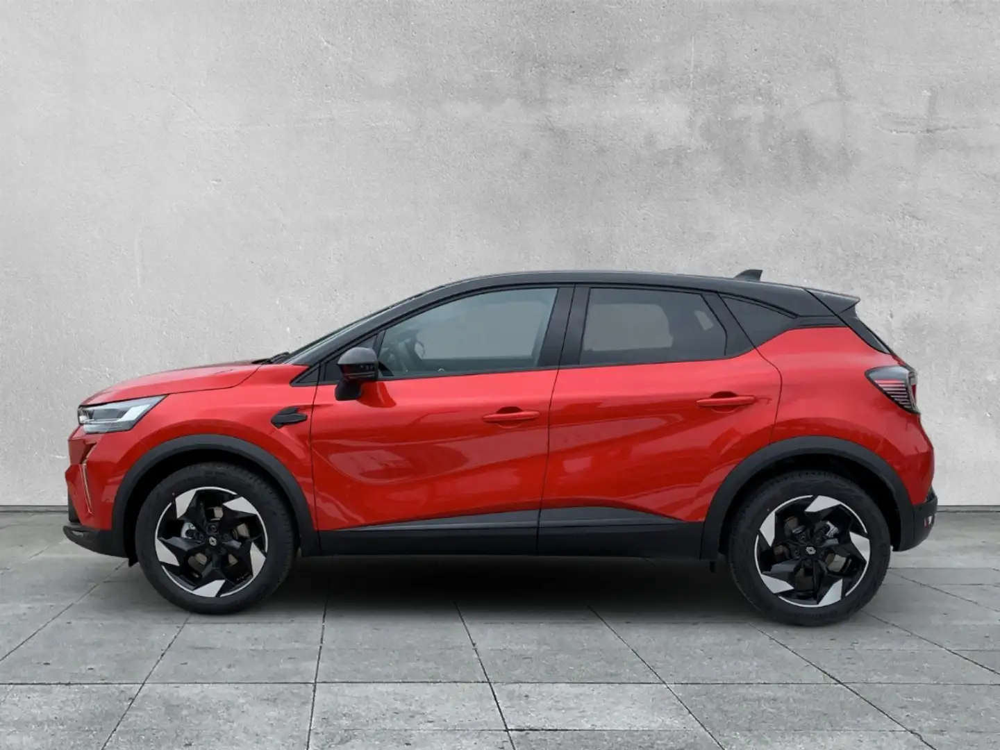 Renault Captur TECHNO MILD HYBRID 160 EDC SHZ+NAVI+KLIMA Rood - 2