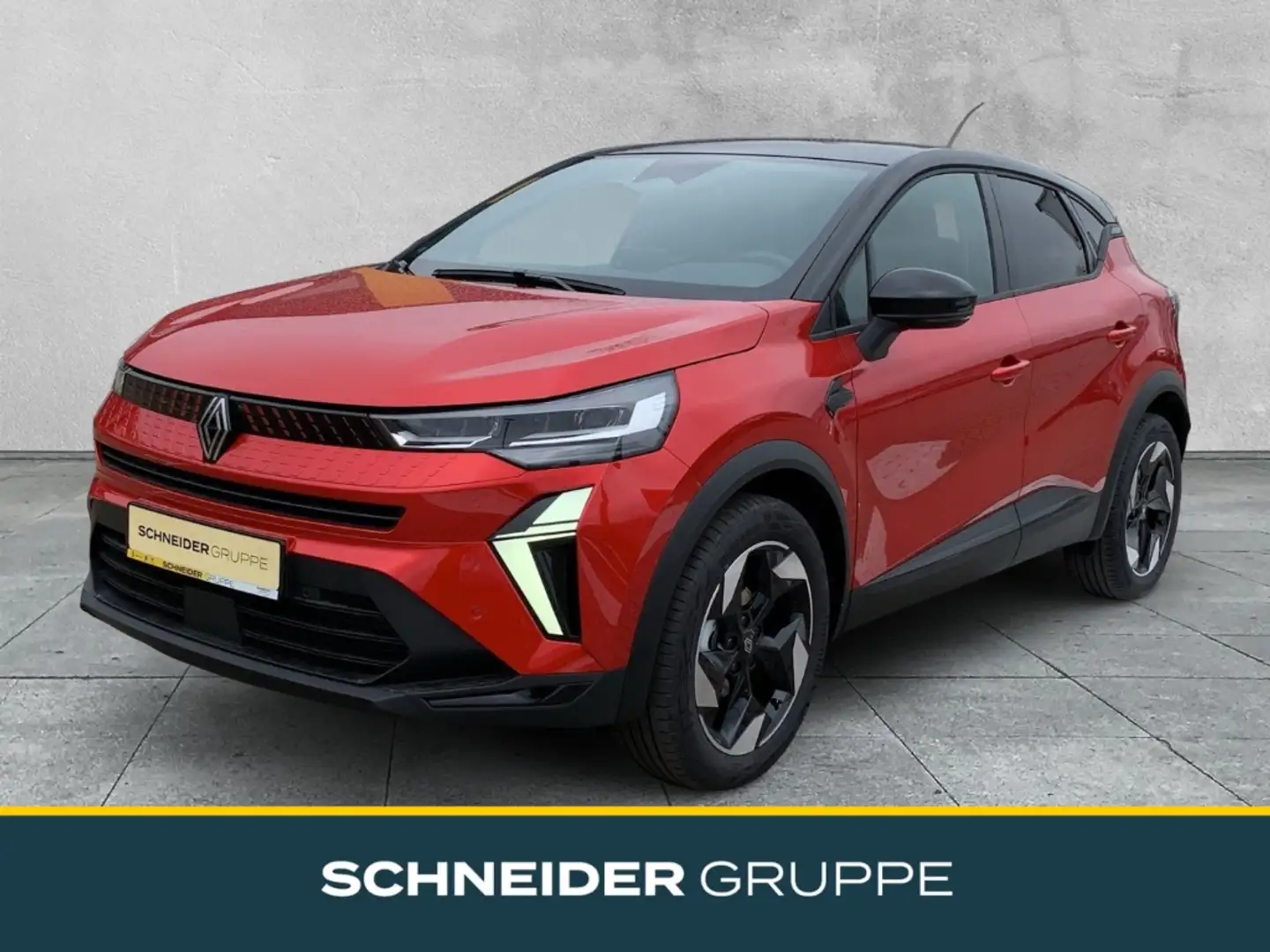 Renault Captur TECHNO MILD HYBRID 160 EDC SHZ+NAVI+KLIMA Rood - 1