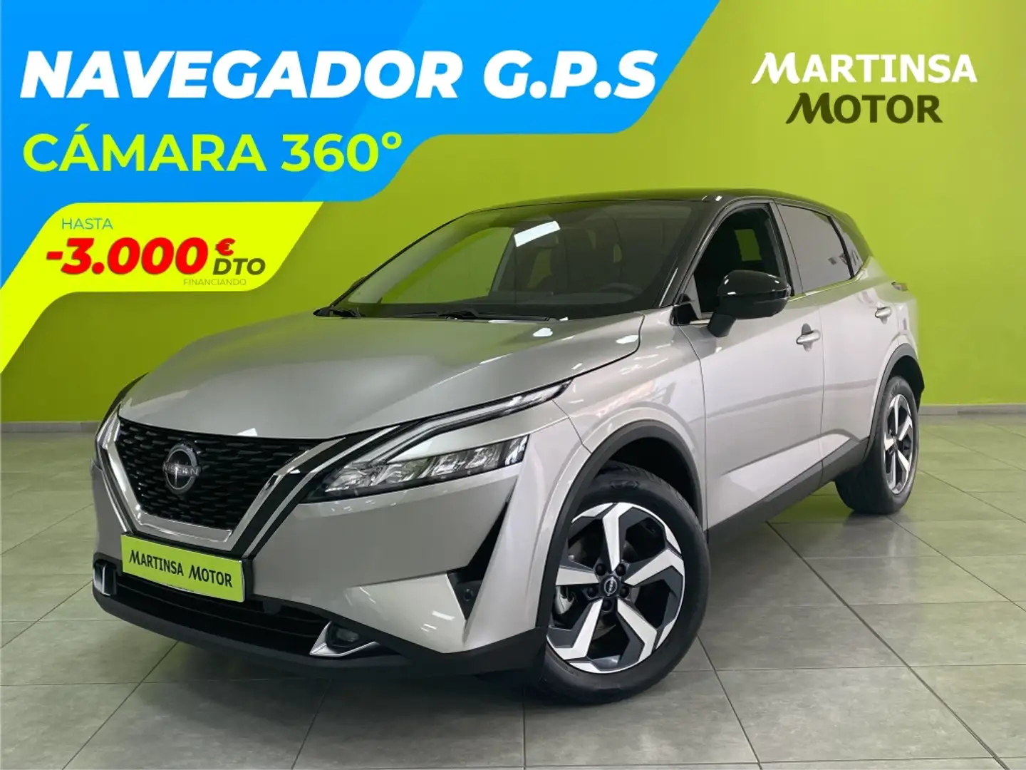 Nissan Qashqai 1.3 DIG-T mHEV 12V N-Connecta 4x2 103kW Zilver - 1