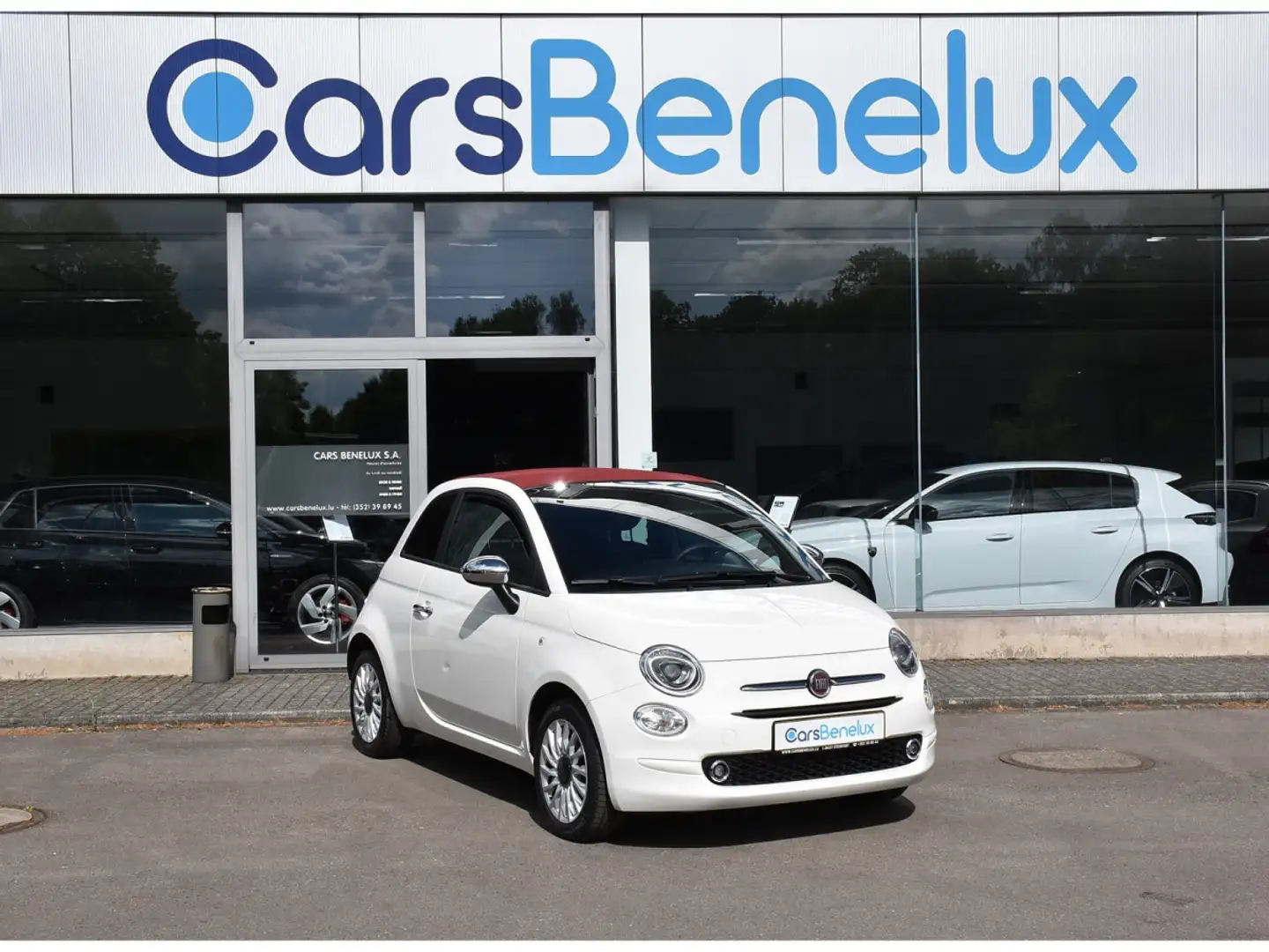 Fiat 500C 1.0 Hybrid REGUL PDC 1° MAIN Blanc - 1