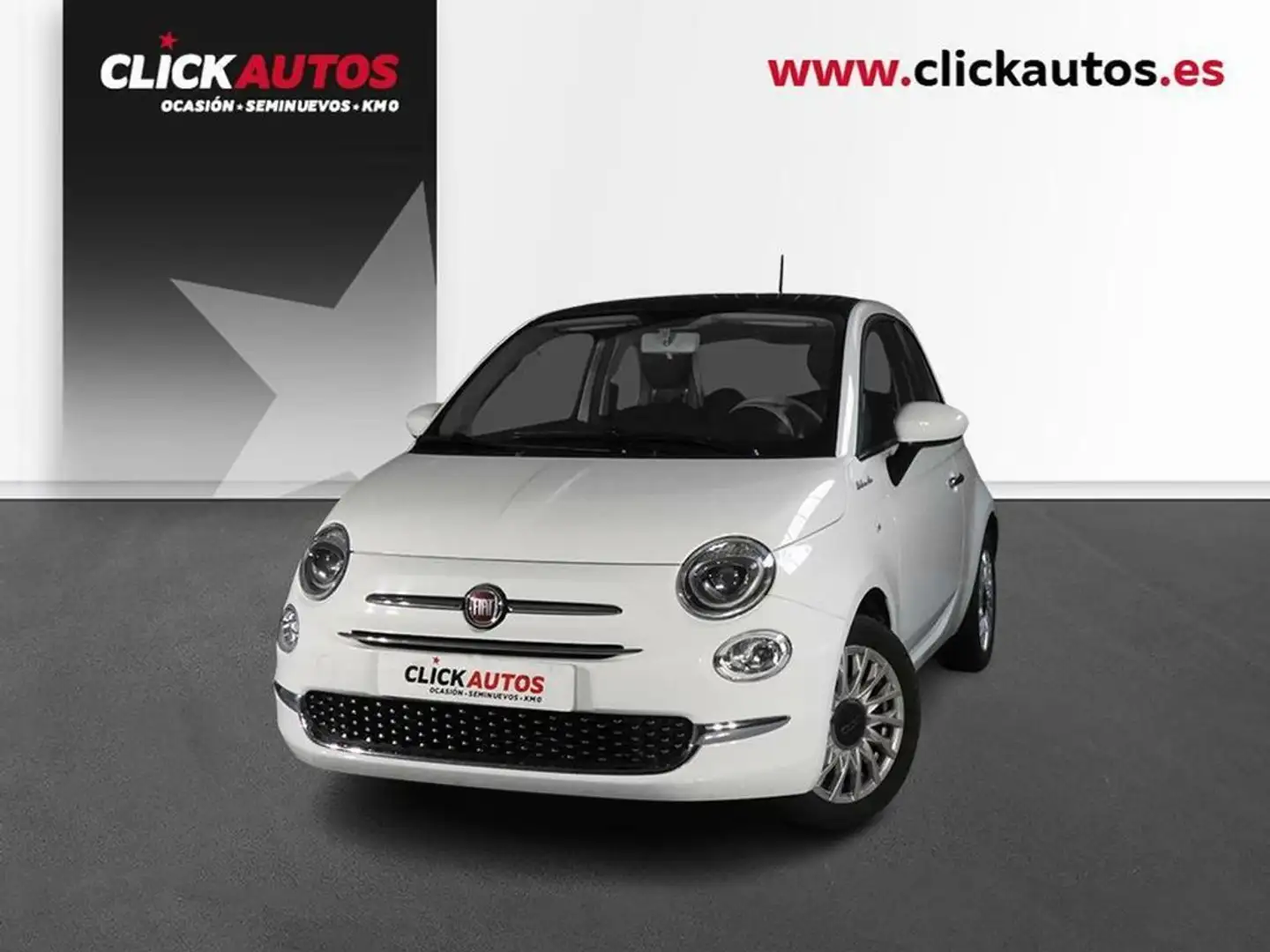 Fiat 500 1.0 Hybrid 70CV Dolcevita Blanc - 1