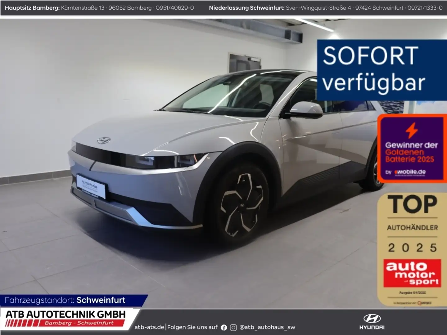 Hyundai IONIQ 5 TECHNIQ 77,4 kWh 2WD SOH 98,9 % Panoramadach Navi Grau - 1