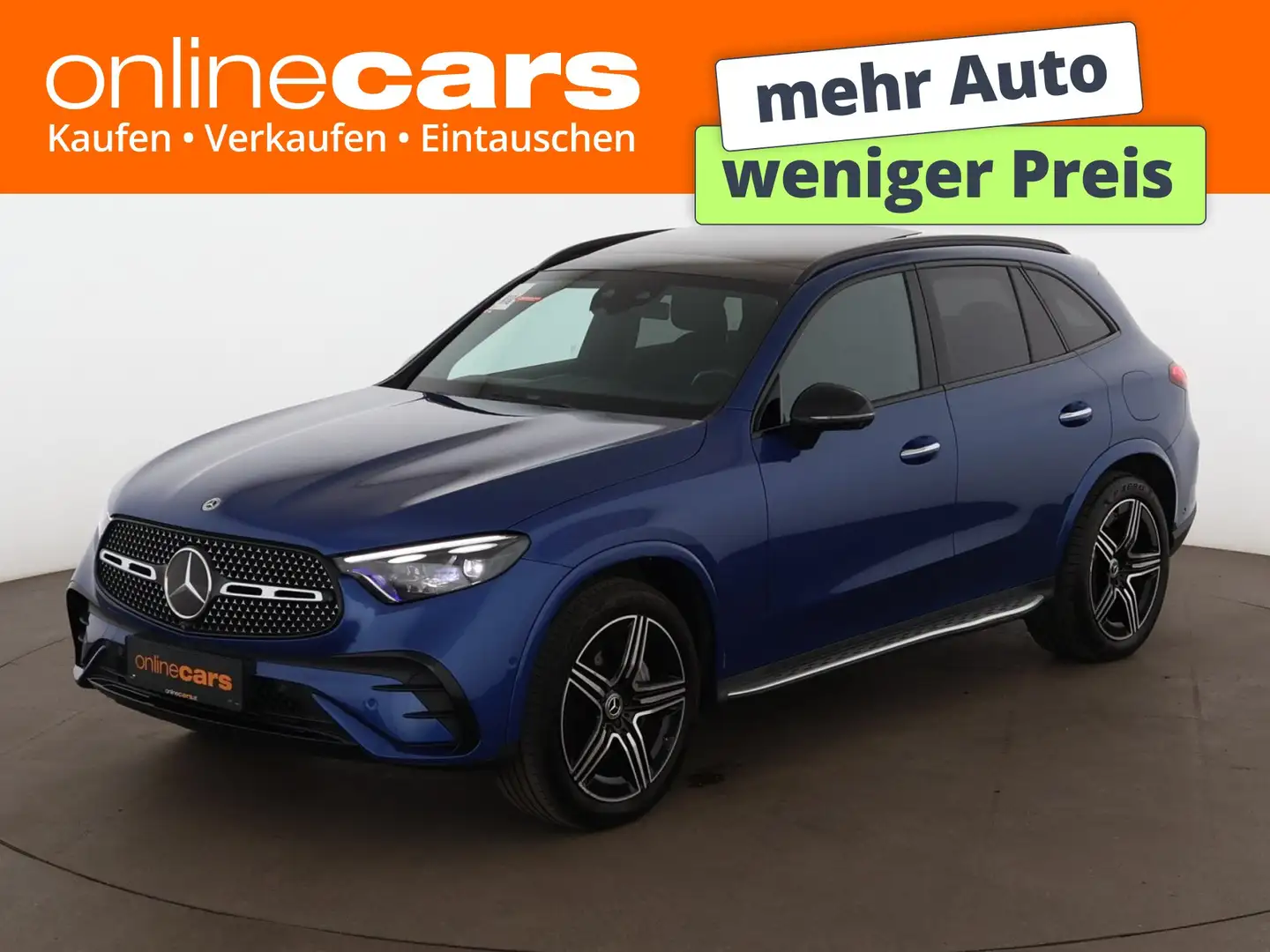 Mercedes-Benz GLC 300 e 4Matic PHEV AMG-Line Aut LED 360-CAM Blau - 1