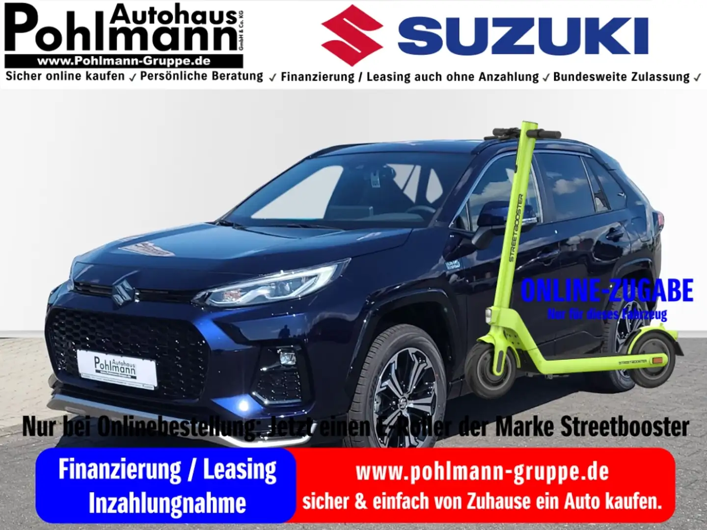 Suzuki Across 2.5 PLUG- IN HYBRID Comfort Plus - 75KM elektrisch Blau - 1