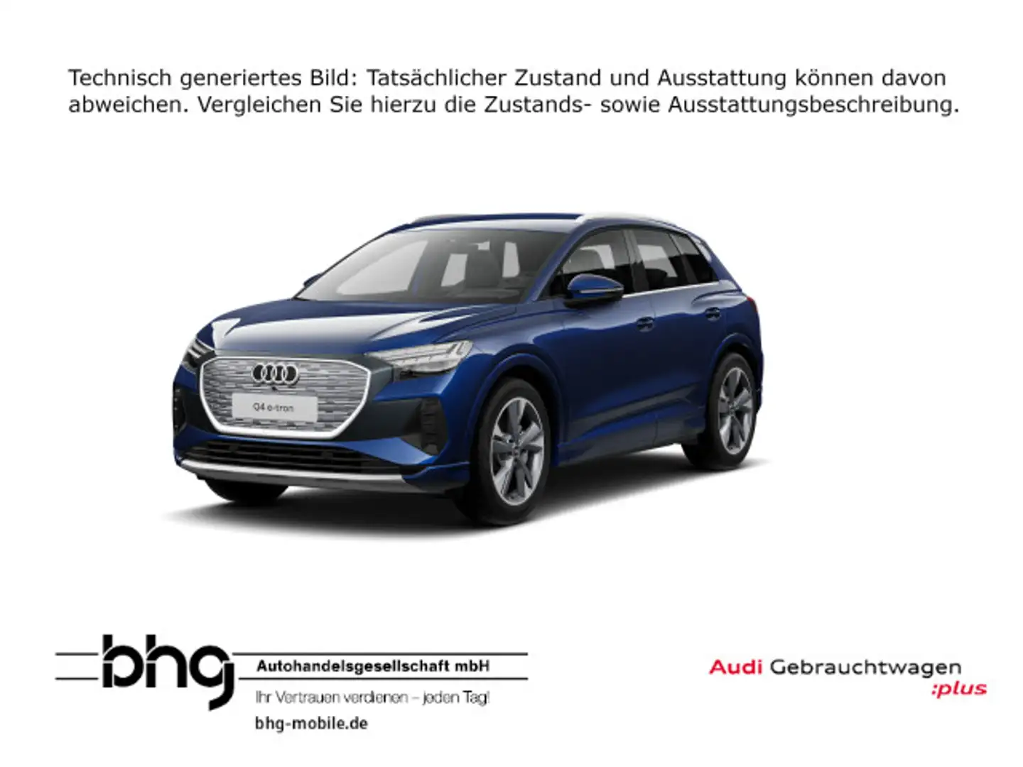 Audi Q4 e-tron 45 quattro Blau - 1