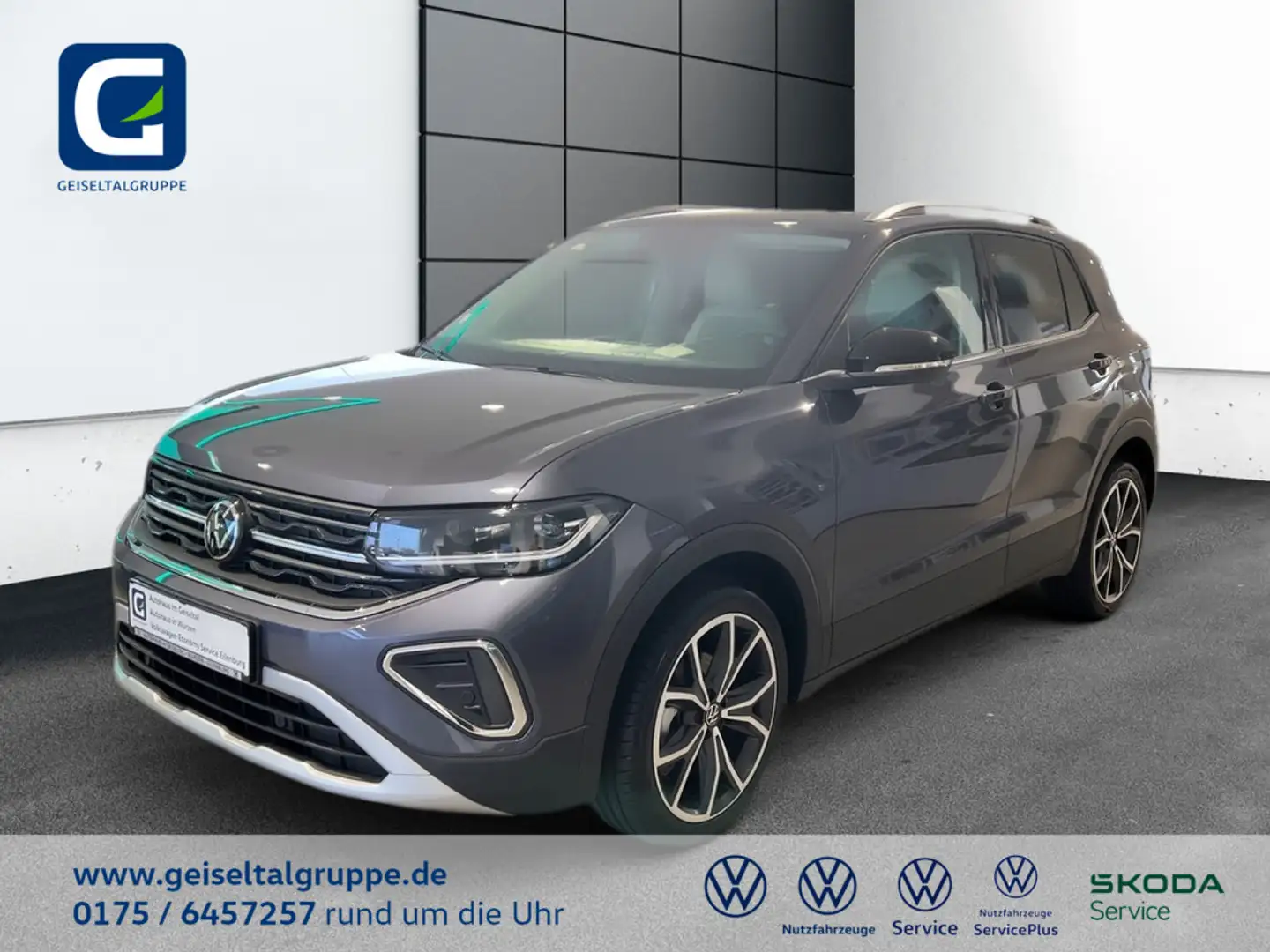 Volkswagen T-Cross 1.0 l TSI Style *DSG*AHK*LED*NAVI*KAMERA*KEYLESS*S Grigio - 1