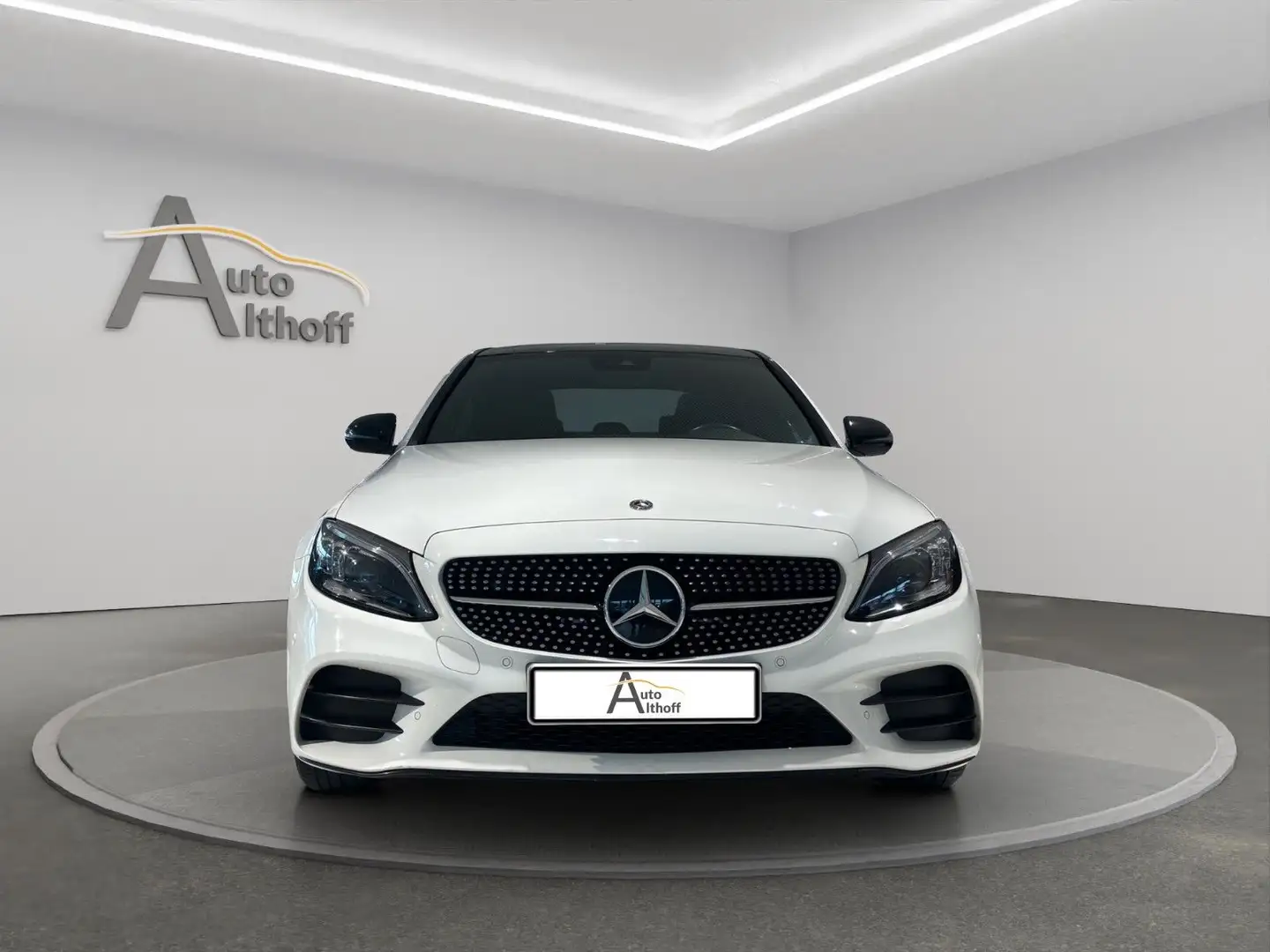 Mercedes-Benz C 400 C400 4M 2.HD AMG-LINE LED PANO KAM STANDH NAVI Weiß - 2