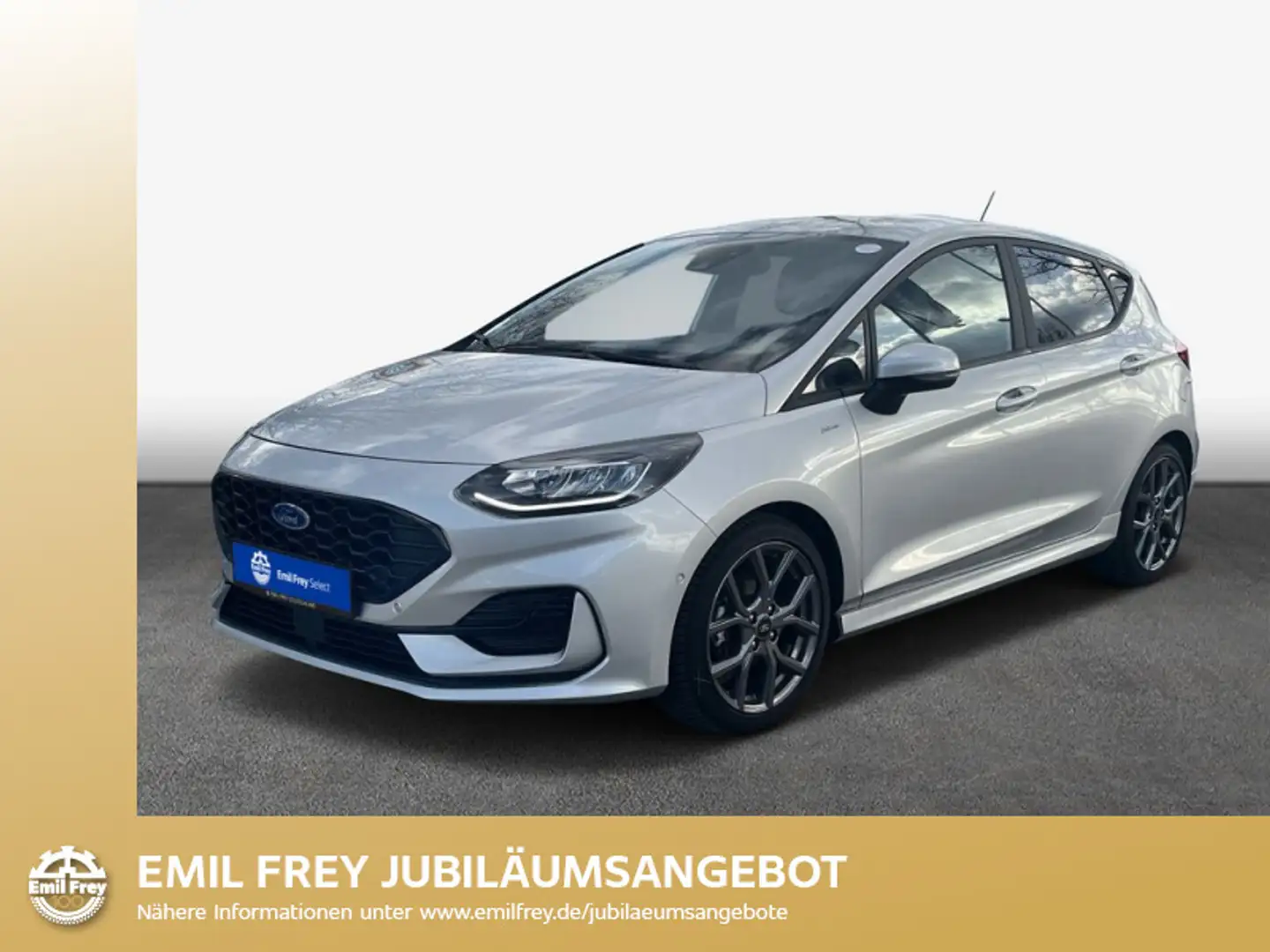 Ford Fiesta 1.0 EcoBoost S&S ST-LINE Zilver - 1