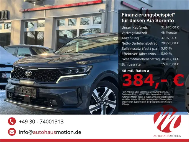 Kia Sorento Platinum 4WD Plug-In Hybrid 7-Sitzer Pano Navi Kam