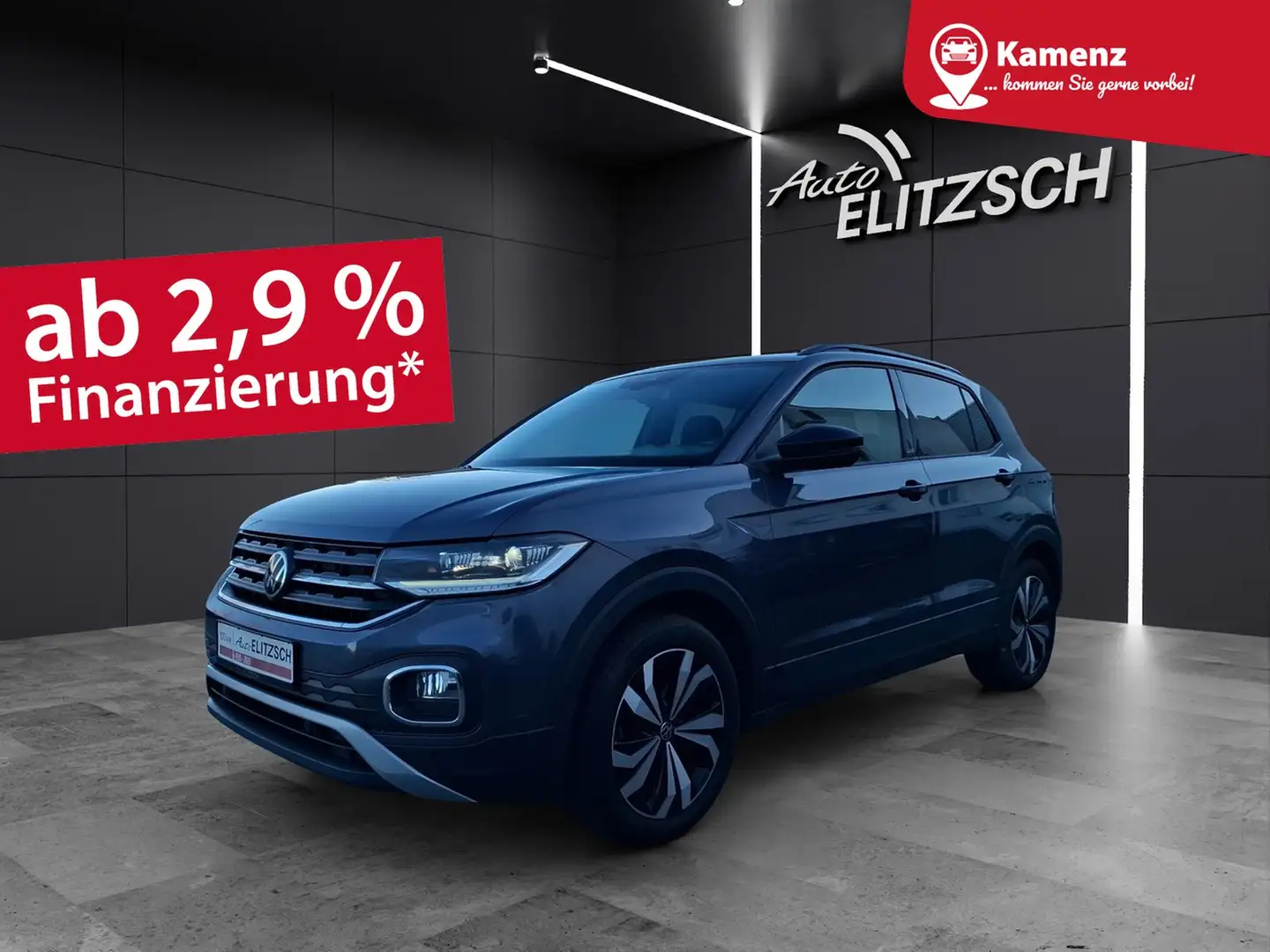 Volkswagen T-Cross TSI Active DSG LED Navi AID ACC RFK SH 17" Grau - 1