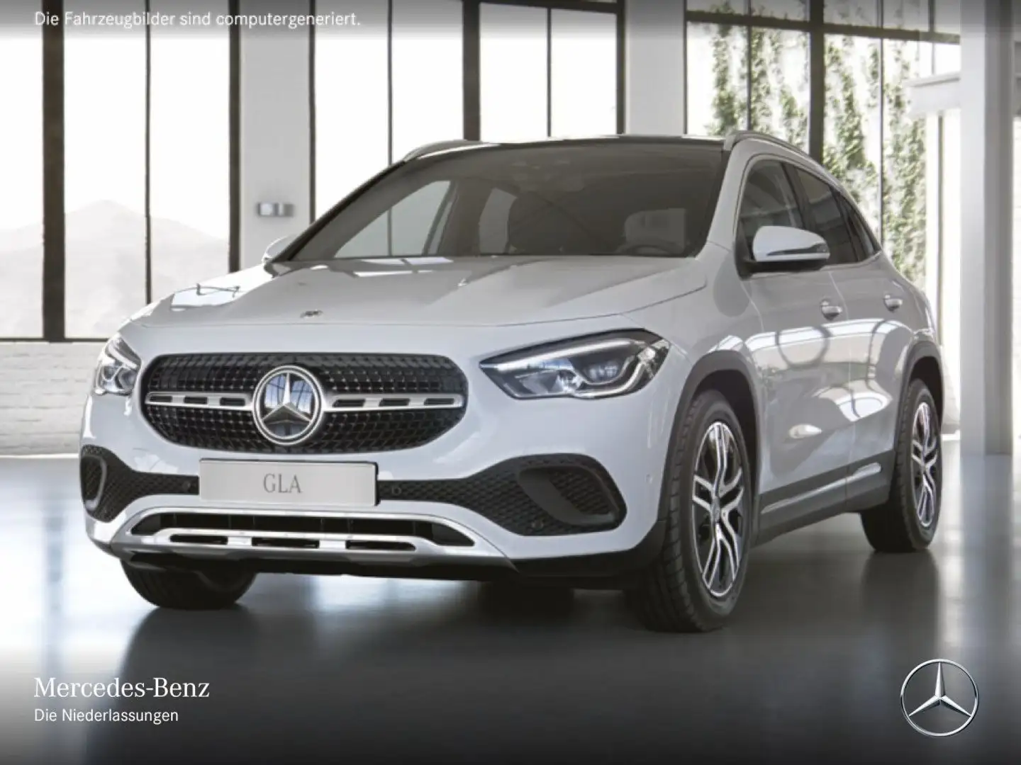 Mercedes-Benz GLA 250 e PROGRESSIVE+PANO+LED+KAMERA+TOTW+KEYLESS Weiß - 2