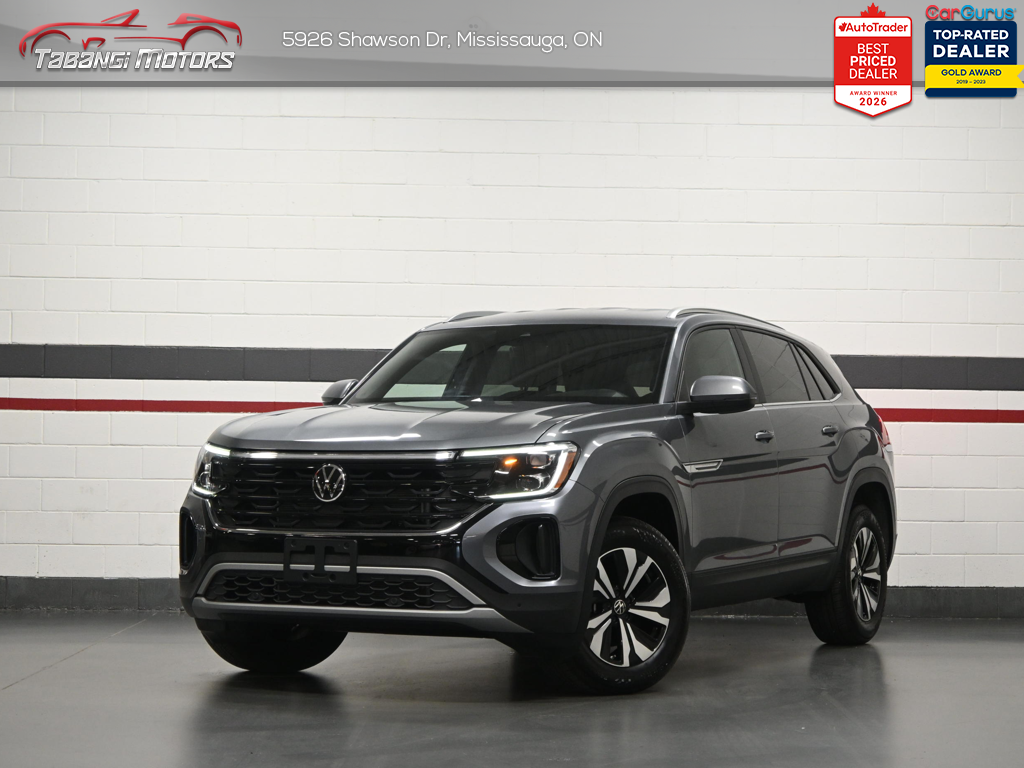 2025 Volkswagen Atlas Cross Sport Comfortline Leather Cooled Seats Adaptive Cruise