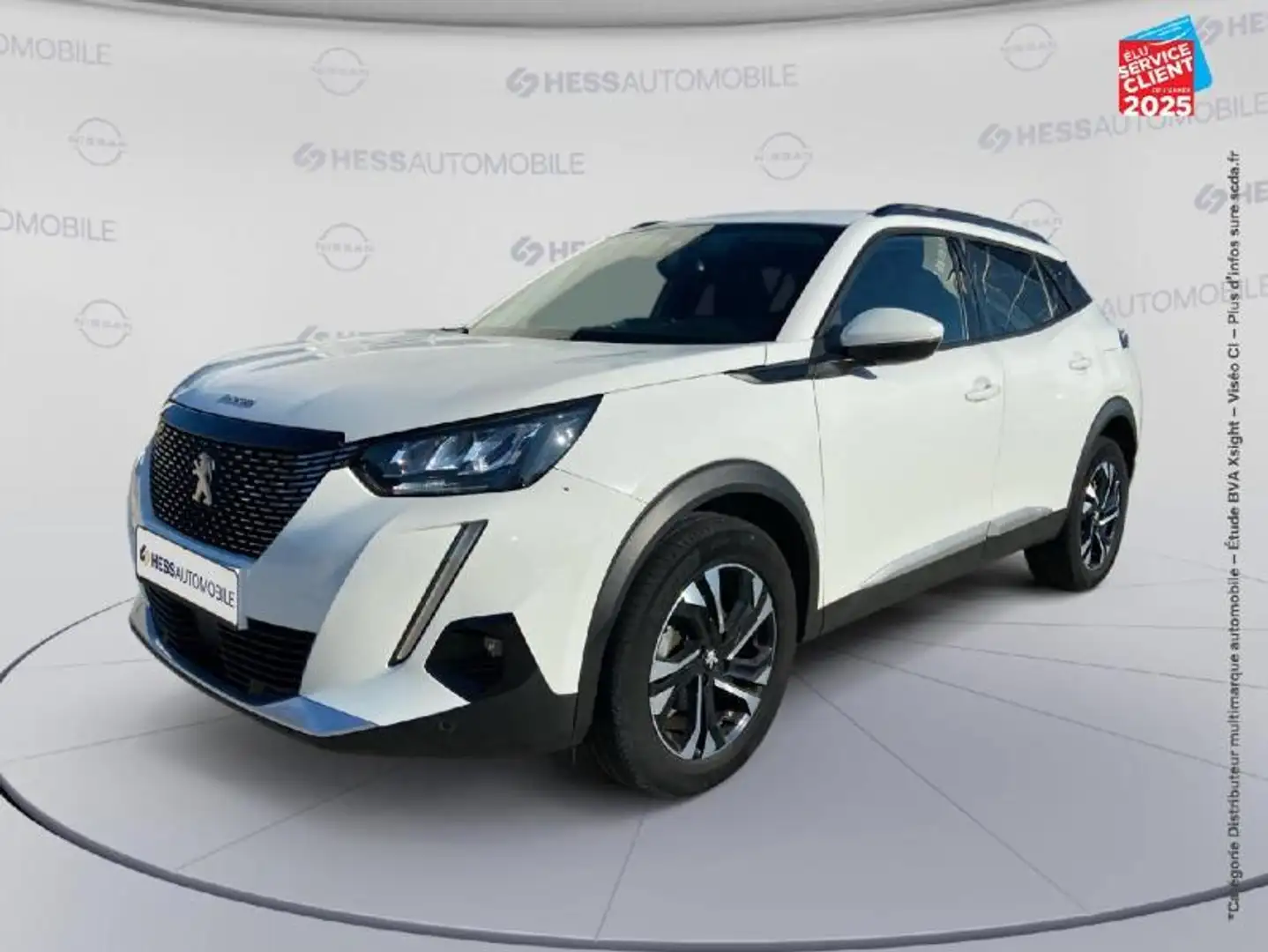 Peugeot 2008 1.2 PureTech 130ch S\u0026S Allure Business EAT8 7cv Blanc - 1