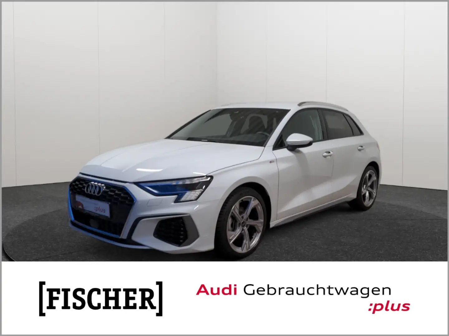 Audi A3 Sportback 35TFSI S tronic S line Matrix Navi virt. Weiß - 1