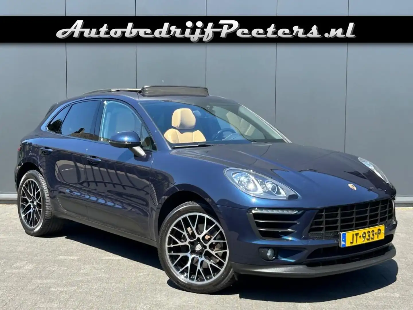 Porsche Macan 2.0 Turbo P-dak 18v-stoel Camera Sportuitlaat BOSE Blauw - 1