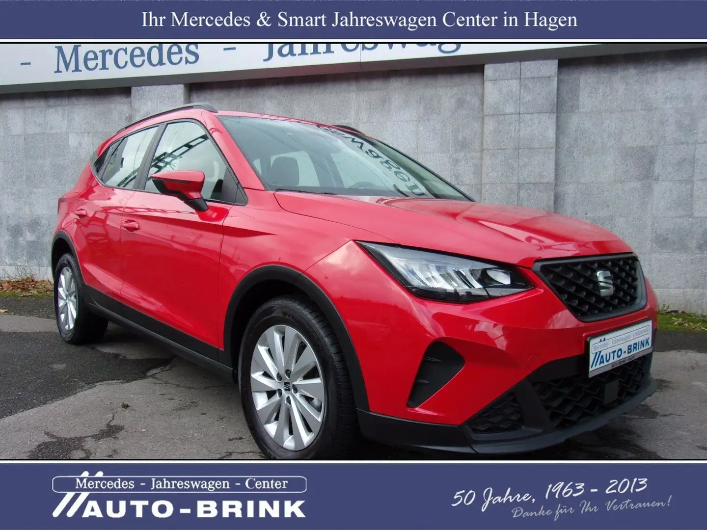 SEAT Arona Style DSG/Alcantara/LED/PTS/19tkm Rot - 1