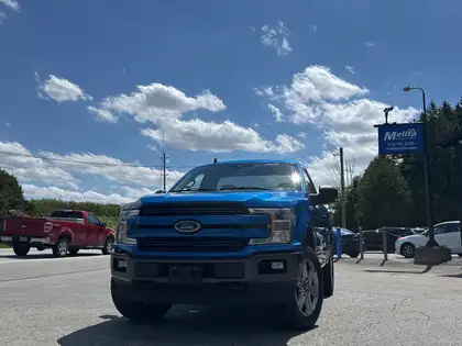 Blue 2020 Ford F-150 XLT 4WD Pickup Truck Four-Wheel Drive 6-Speed Automatic