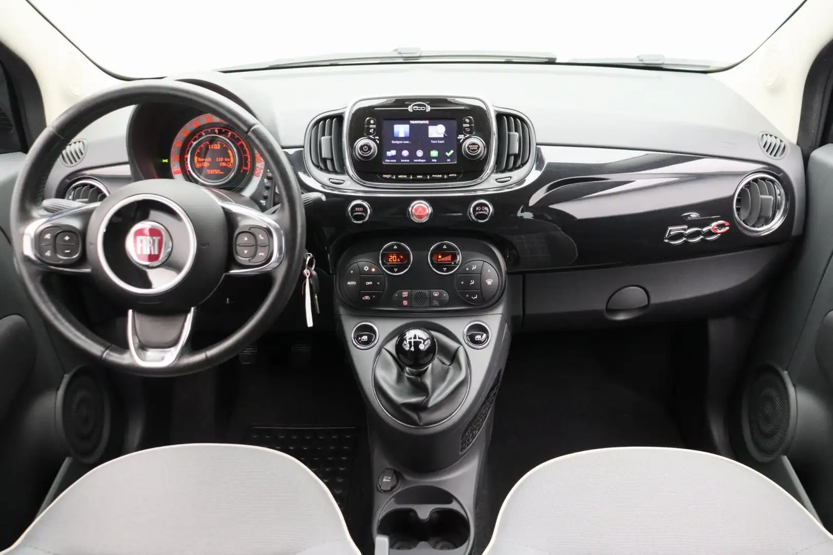 Fiat 500C 0.9 TwinAir Turbo Lounge * Origineel Nederlands * Zwart - 2