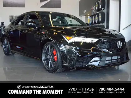 Black 2026 Acura Integra Sedan Front-Wheel Drive 6-Speed Manual