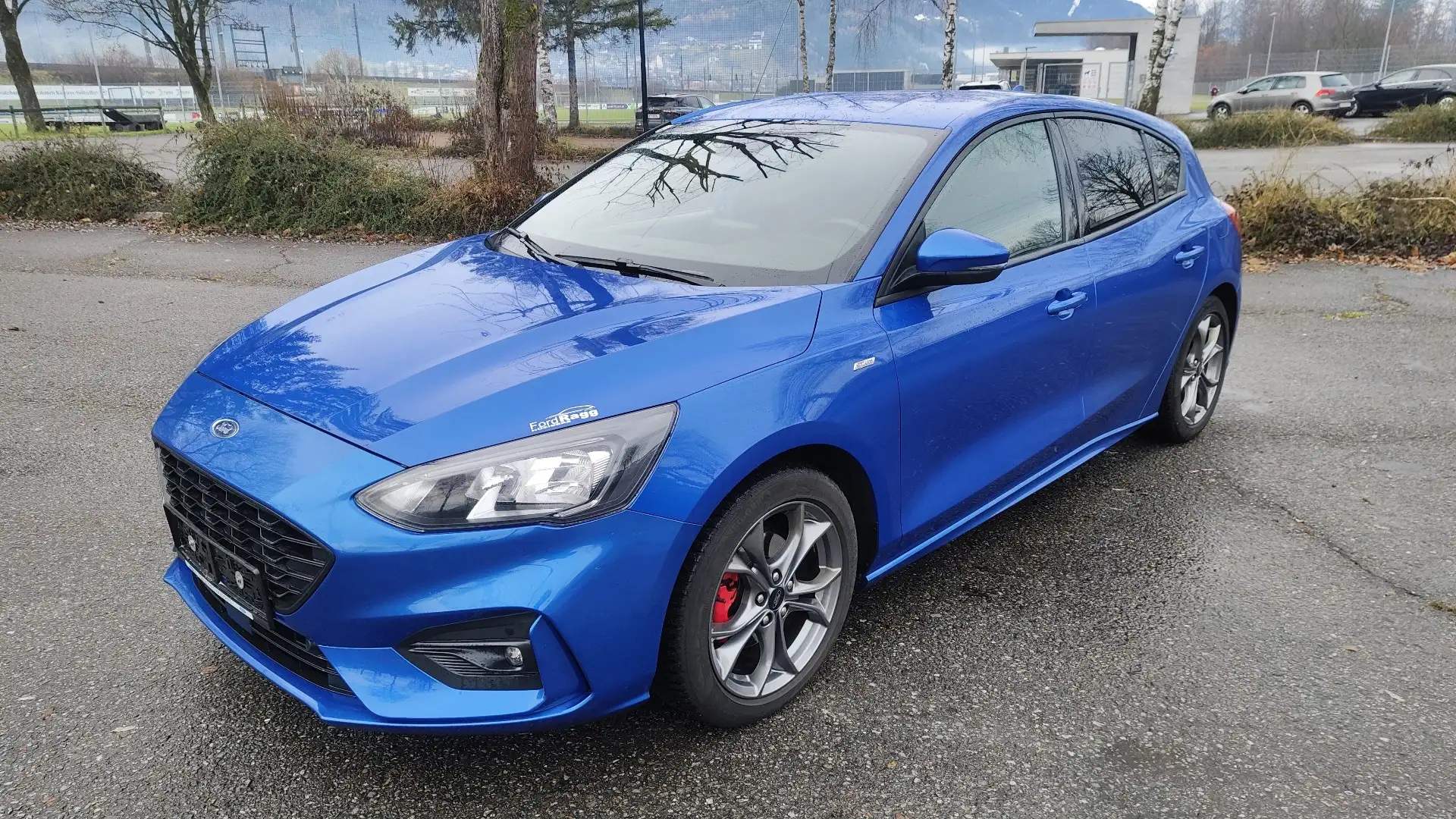 Ford Focus 1,0 EcoBoost Hybrid ST-Line X Leasingfähig! Blau - 1