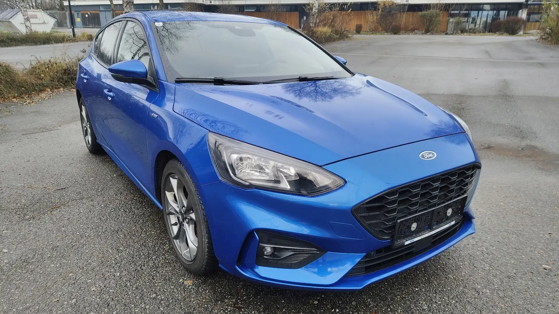 Ford Focus 1,0 EcoBoost Hybrid ST-Line X Leasingfähig! Blau - 2