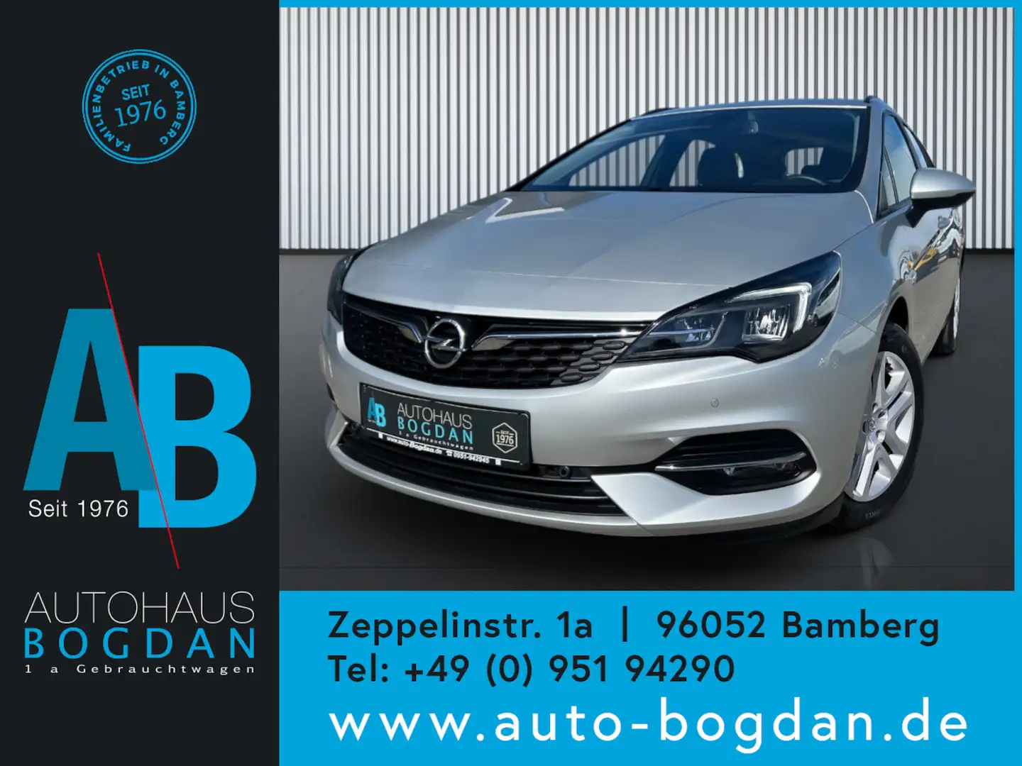 Opel Astra Edition LED*Tempomat*Kamera*PDC*1.Hand Silber - 1
