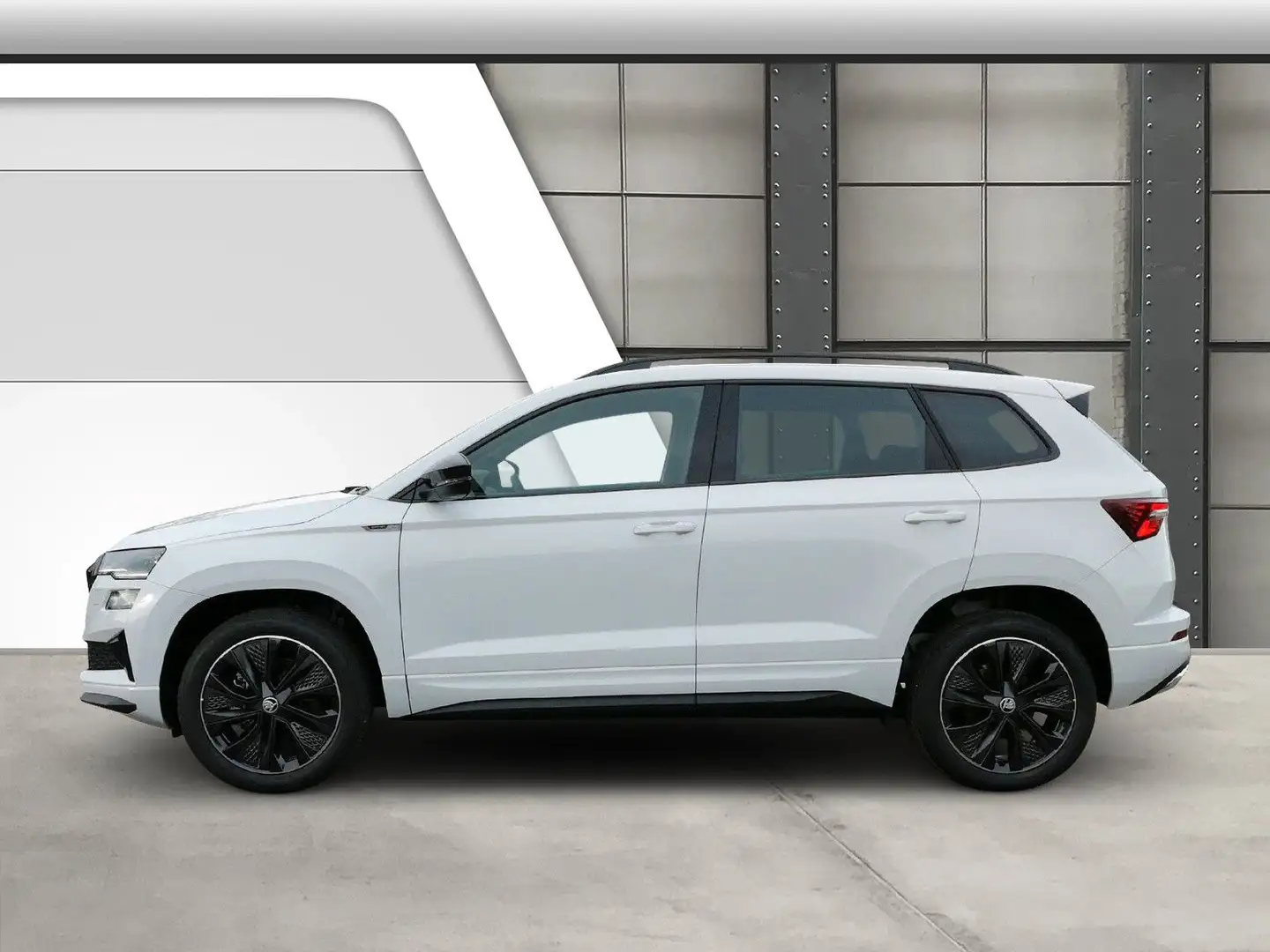 Skoda Karoq 1.5TSI Sportline PanoAHK Matrix5J.Garantie Weiß - 2