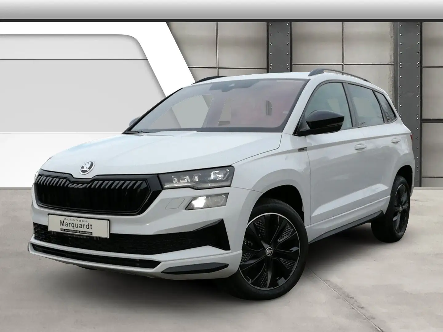 Skoda Karoq 1.5TSI Sportline PanoAHK Matrix5J.Garantie Weiß - 1