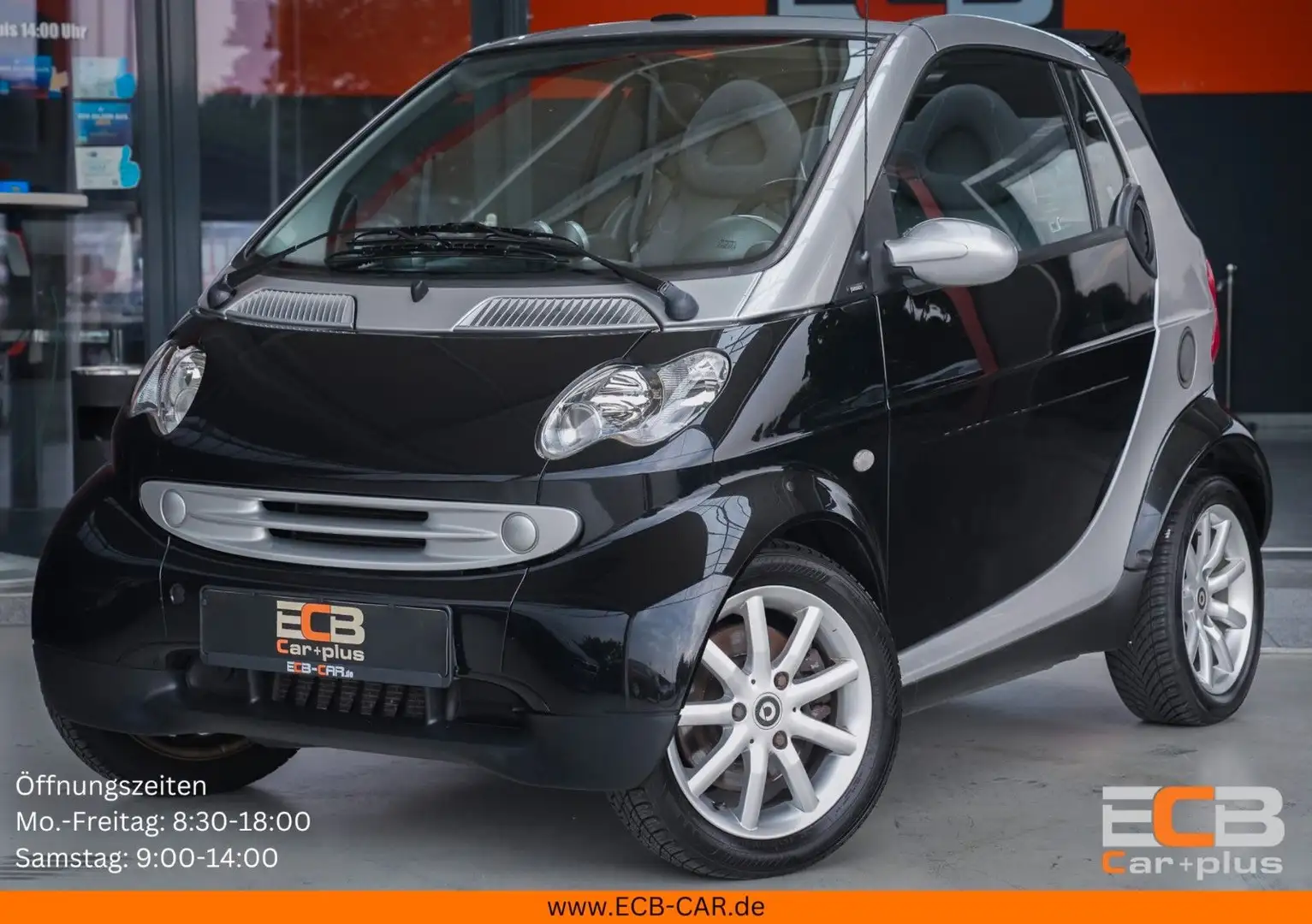 smart forTwo cabrio *Klimaanlage/SHZ/TÜV Neu! Schwarz - 1