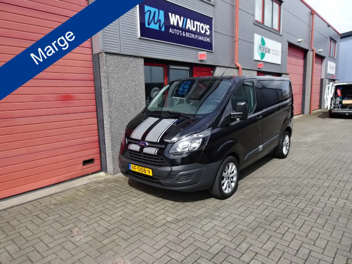 Ford Transit Custom 270 2.2 TDCI L1H1 Ambiente 3 zits MARGE !!!!!!!!! Fekete - 1