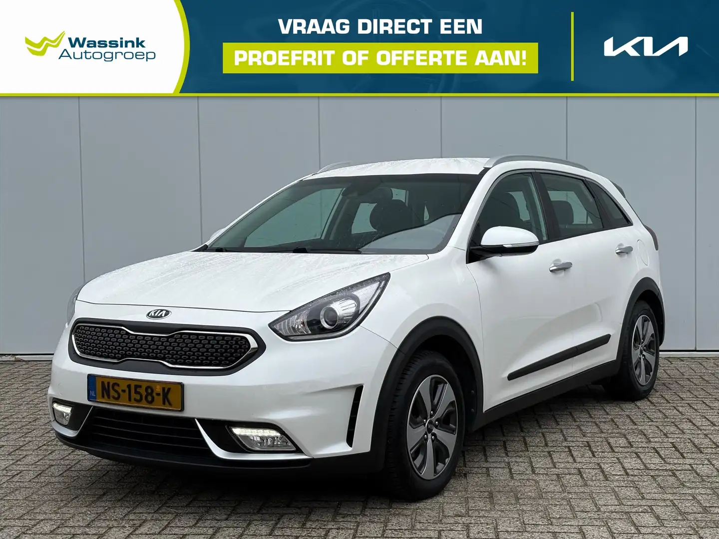 Kia Niro 1.6 GDi Hybrid 141pk DCT6 First Edition | Cruise C Blanc - 1