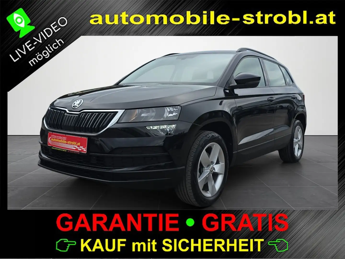 Skoda Karoq TSI Amb. Sitzhzg AHV Garantie Schwarz - 1