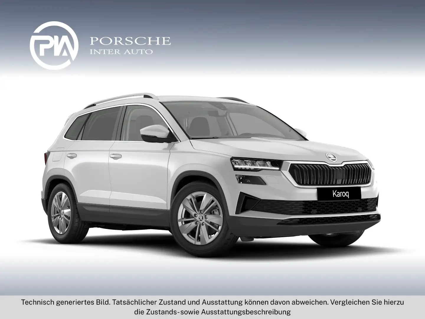 Skoda Karoq Selection TSI DSG ACT Weiß - 1