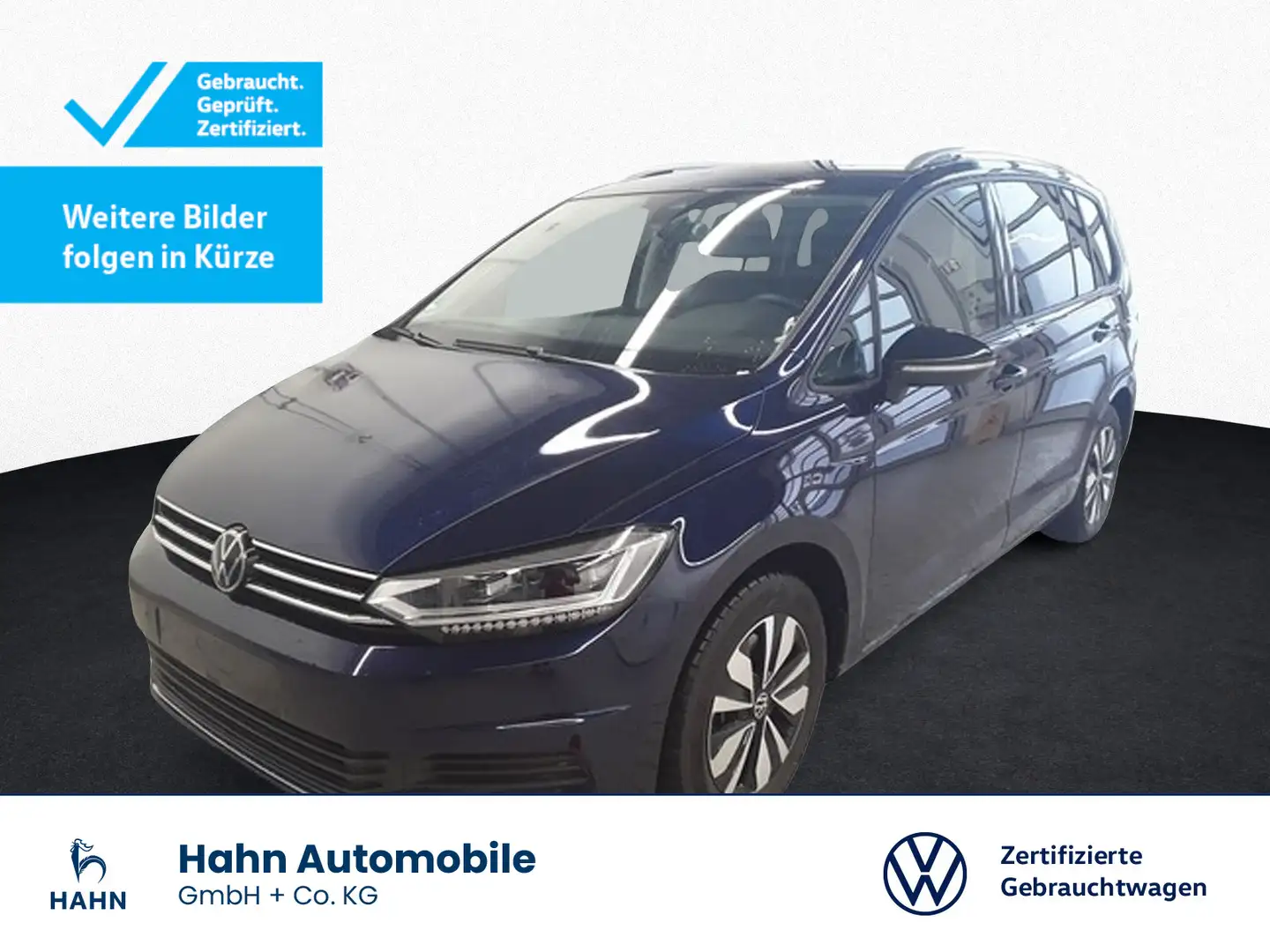 Volkswagen Touran 1.5TSI DSG Goal 7-Sitzer LED ACC Navi APP Blau - 1