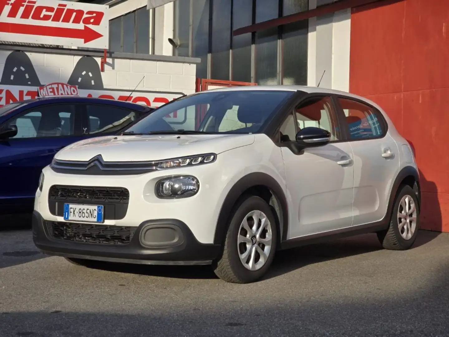 Citroen C3 BlueHDi 75 S&S Feel-NAVIG.-OK NEOPATENTANTI Weiß - 1