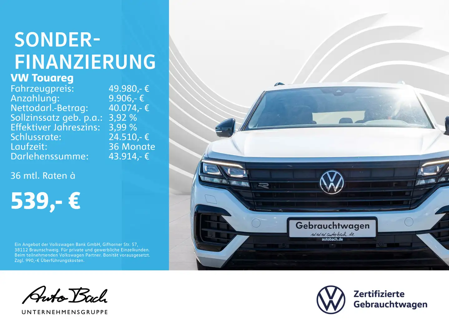 Volkswagen Touareg 3.0 TDI "Elegance" Navi LED Standhzg Pan Bílá - 2