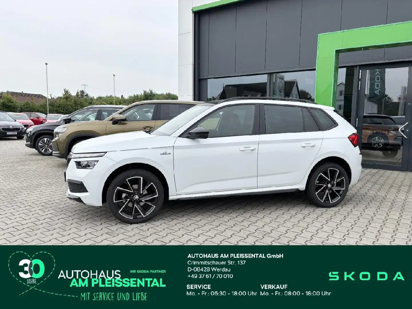 Skoda Kamiq Kamiq TSI Monte Carlo Garantie 2027, Pano, Sitz Weiß - 1