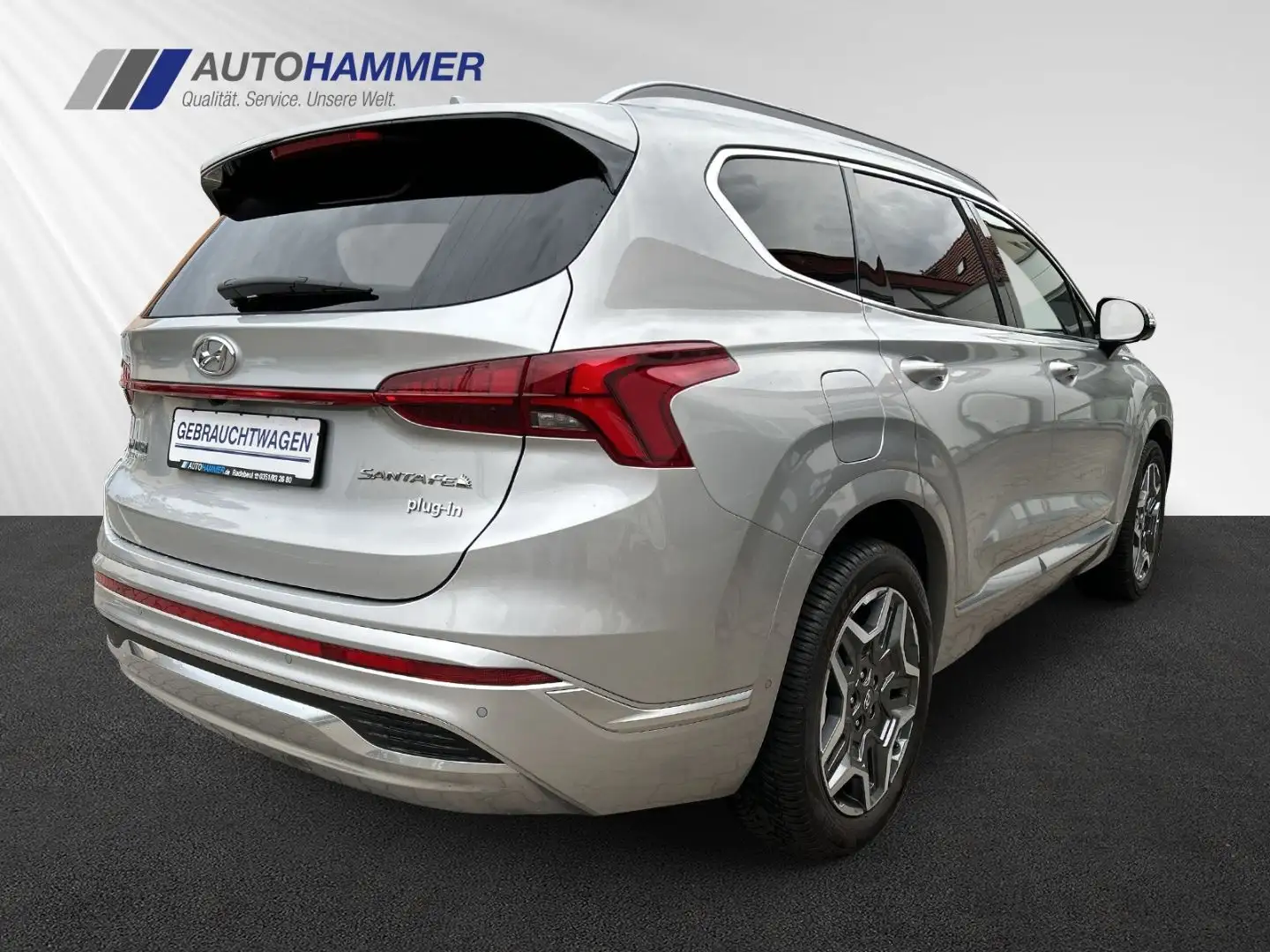 Hyundai SANTA FE Plug-In Hybrid 4WD SIGNATURE Nappa elSD Silber - 2