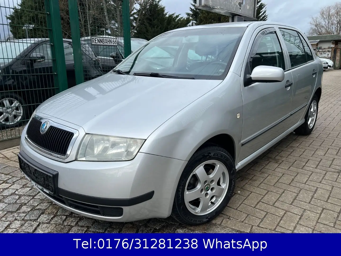 Skoda Fabia 1.4 16V 55 kW !! Tüv-Neu !! Klima !! Alus Silber - 1