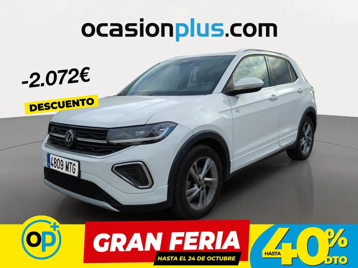 Volkswagen T-Cross 1.0 TSI R-Line Aut. 85kW Blanco - 1