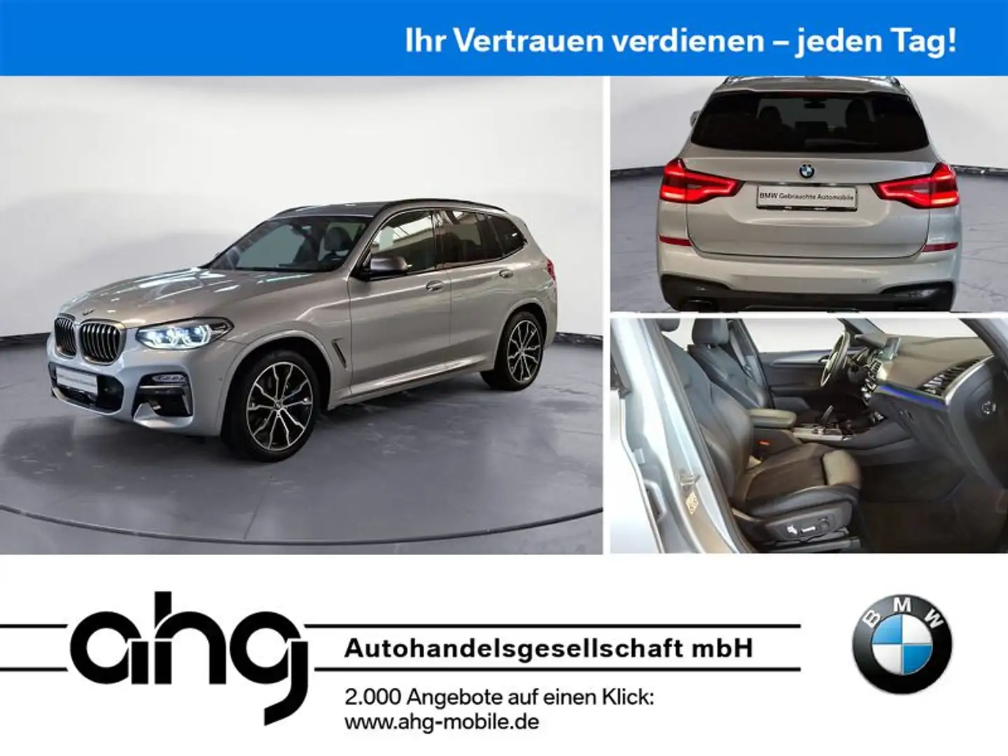 BMW X3 M i Navi Prof. HIFI Komfortzugang ACC 20 Zol Plateado - 1
